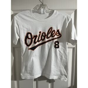 Vintage 2000 Cal Ripken Kids Shirt Sz 10/12 CSA Nutmeg Baltimore Orioles